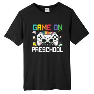 Game On Preschool Back To School Gamer Funny Preschool Gift Tall Fusion ChromaSoft Performance T-Shirt