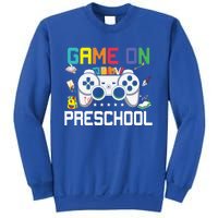 Game On Preschool Back To School Gamer Funny Preschool Gift Sweatshirt