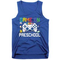 Game On Preschool Back To School Gamer Funny Preschool Gift Tank Top