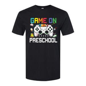 Game On Preschool Back To School Gamer Funny Preschool Gift Softstyle CVC T-Shirt