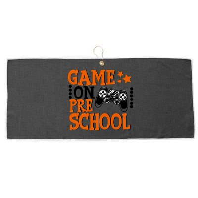 Game On Preschool Back To School Preschool Level Unlocked Meaningful Gift Large Microfiber Waffle Golf Towel