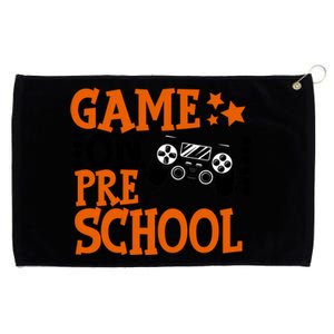 Game On Preschool Back To School Preschool Level Unlocked Meaningful Gift Grommeted Golf Towel