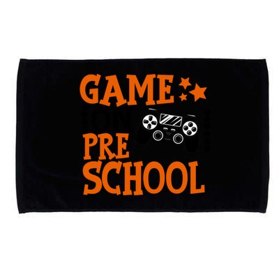 Game On Preschool Back To School Preschool Level Unlocked Meaningful Gift Microfiber Hand Towel