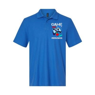 Game On Preschool First Day Of School Gamer Back To School Gift Softstyle Adult Sport Polo