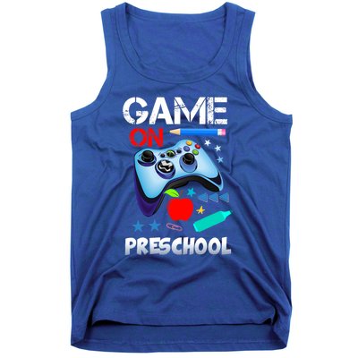 Game On Preschool First Day Of School Gamer Back To School Gift Tank Top