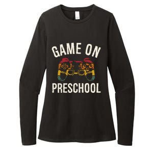 Game On Preschool Funny Back To School First Day Of Sc Gift Womens CVC Long Sleeve Shirt