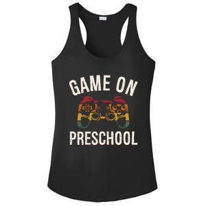 Game On Preschool Funny Back To School First Day Of Sc Gift Ladies PosiCharge Competitor Racerback Tank