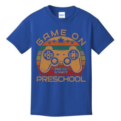 Game On Preschool Video Gamer Gift First Day Of PreK Gift Kids T-Shirt