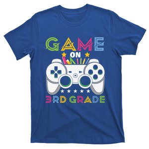 Game On Press Start 3Rd Grade Back To School Gaming Lover Gift T-Shirt