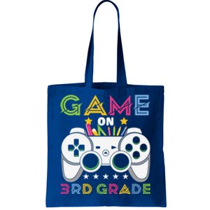 Game On Press Start 3Rd Grade Back To School Gaming Lover Gift Tote Bag