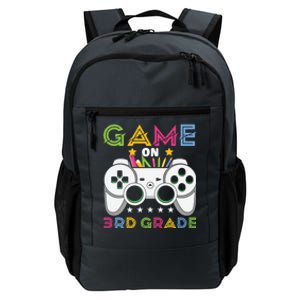 Game On Press Start 3Rd Grade Back To School Gaming Lover Gift Daily Commute Backpack