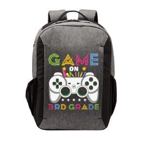 Game On Press Start 3Rd Grade Back To School Gaming Lover Gift Vector Backpack