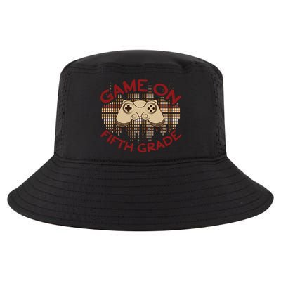 Game On Press Start! 5Th Grade Computer Games Gaming Gamer Funny Gift Cool Comfort Performance Bucket Hat