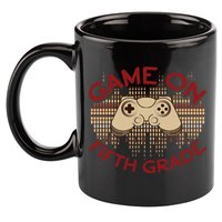 Game On Press Start! 5Th Grade Computer Games Gaming Gamer Funny Gift 11oz C Handle Ceramic Mug