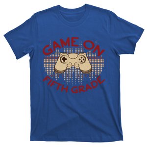 Game On Press Start! 5Th Grade Computer Games Gaming Gamer Funny Gift T-Shirt