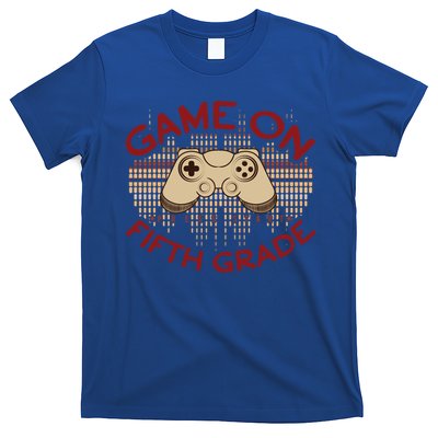 Game On Press Start! 5Th Grade Computer Games Gaming Gamer Funny Gift T-Shirt