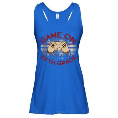 Game On Press Start! 5Th Grade Computer Games Gaming Gamer Funny Gift Ladies Essential Flowy Tank