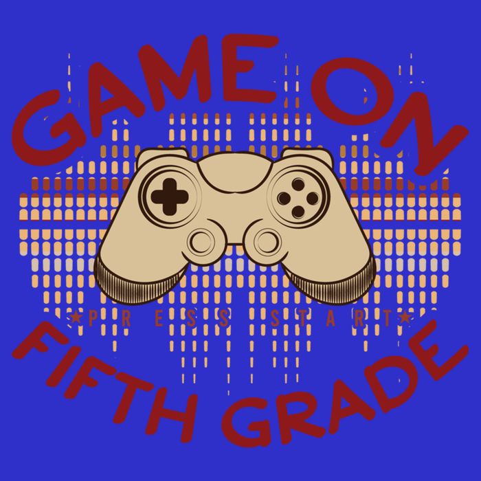Game On Press Start! 5Th Grade Computer Games Gaming Gamer Funny Gift 16 in Basic Backpack
