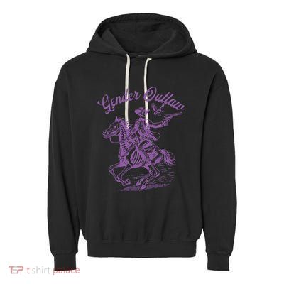 Gender Outlaw Pride Garment-Dyed Fleece Hoodie