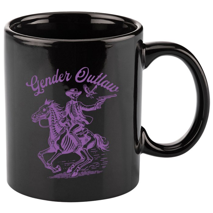 Gender Outlaw Pride 11oz C Handle Ceramic Mug