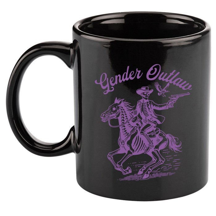 Gender Outlaw Pride 11oz C Handle Ceramic Mug