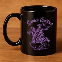 Gender Outlaw Pride 11oz C Handle Ceramic Mug