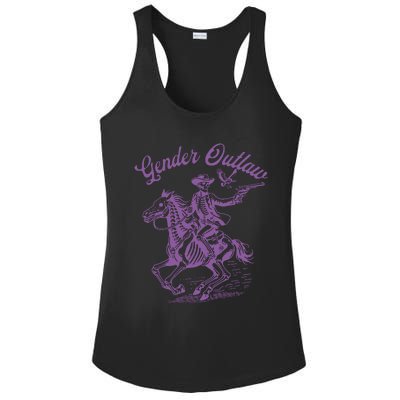 Gender Outlaw Pride Ladies PosiCharge Competitor Racerback Tank