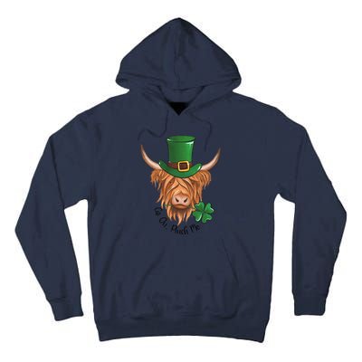 Go On Pinch Me St Patricks Day Cow Farmer Farming Tall Hoodie