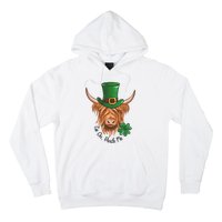 Go On Pinch Me St Patricks Day Cow Farmer Farming Hoodie