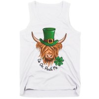 Go On Pinch Me St Patricks Day Cow Farmer Farming Tank Top