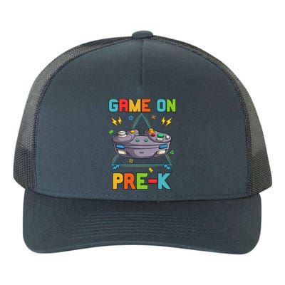 Game On PreK Funny Back To School Preschool Video Games Gift Yupoong Adult 5-Panel Trucker Hat