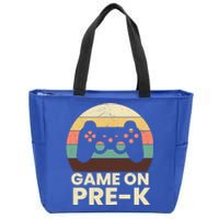 Game On PreK Video Game First Day Back To School Gamer Meaningful Gift Zip Tote Bag