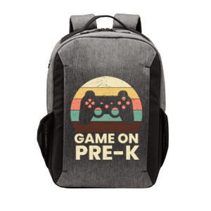 Game On PreK Video Game First Day Back To School Gamer Meaningful Gift Vector Backpack