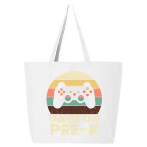 Game On PreK Video Game First Day Back To School Gamer Meaningful Gift 25L Jumbo Tote