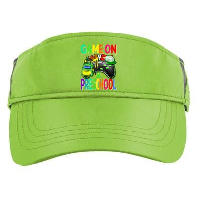 Game On Preschool Back To School Preschool Level Unlocked Gift Adult Drive Performance Visor