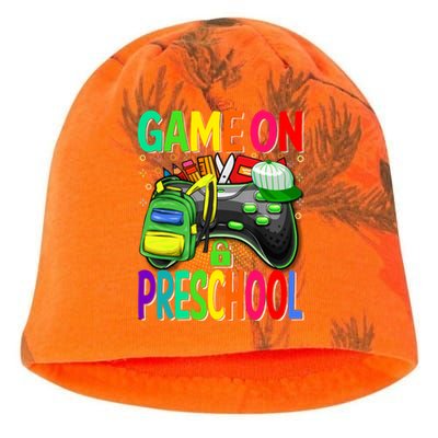 Game On Preschool Back To School Preschool Level Unlocked Gift Kati - Camo Knit Beanie