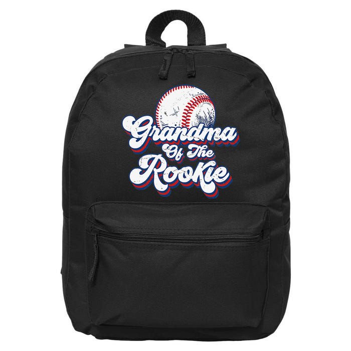 Grandma of Rookie 1st Birthday Baseball Theme Party 16 in Basic Backpack