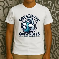 Graffiti Over Rules: Break All Boundaries T-Shirt