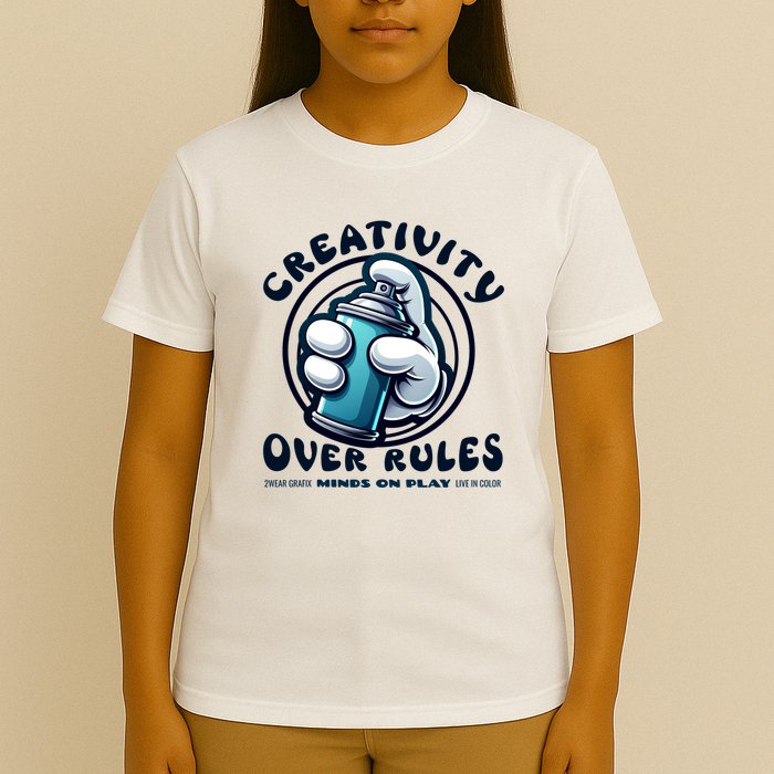 Graffiti Over Rules: Break All Boundaries T-Shirt