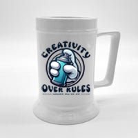 Graffiti Over Rules: Break All Boundaries Beer Stein