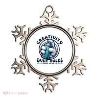 Graffiti Over Rules: Break All Boundaries Metallic Star Ornament