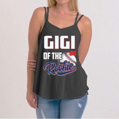 Gigi Of Rookie 1 Years Old Team 1st Birthday Baseball Women's Strappy Tank