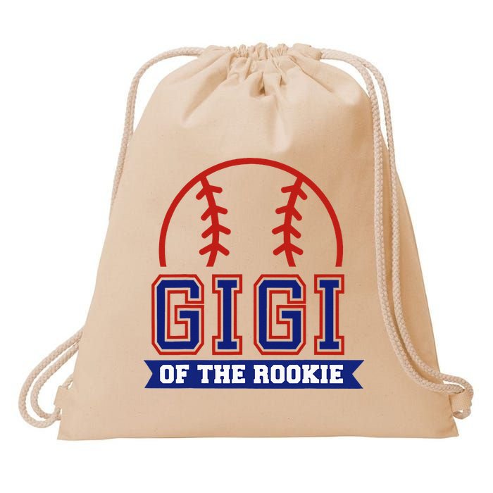Gigi Of Rookie 1st Birthday Baseball Theme Matching Party Drawstring Bag