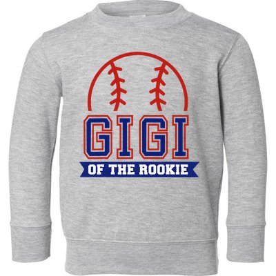 Gigi Of Rookie 1st Birthday Baseball Theme Matching Party Toddler Sweatshirt