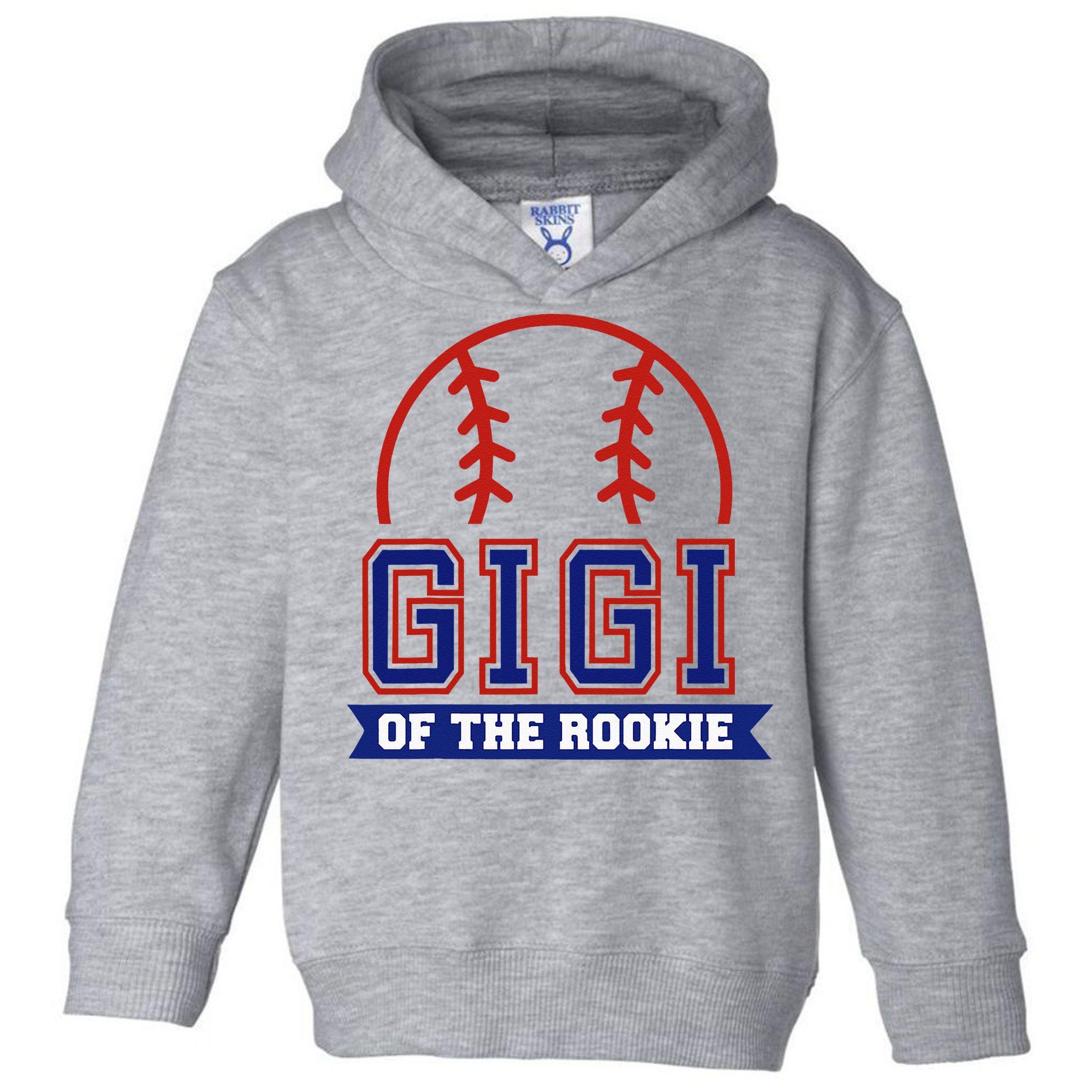 Gigi Of Rookie 1st Birthday Baseball Theme Matching Party Toddler Hoodie