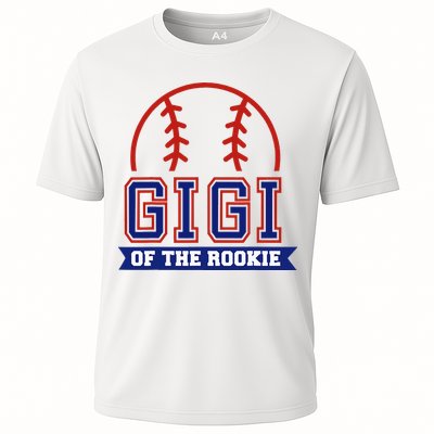 Gigi Of Rookie 1st Birthday Baseball Theme Matching Party Cooling Performance Crew T-Shirt