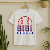 Gigi Of Rookie 1st Birthday Baseball Theme Matching Party T-Shirt