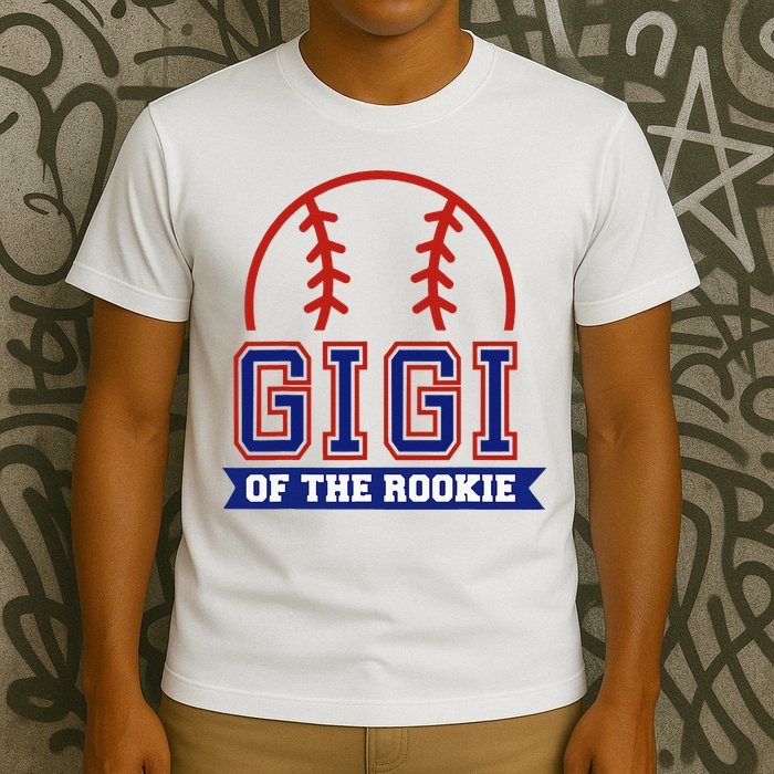 Gigi Of Rookie 1st Birthday Baseball Theme Matching Party T-Shirt