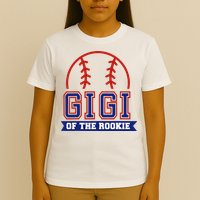 Gigi Of Rookie 1st Birthday Baseball Theme Matching Party T-Shirt