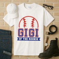 Gigi Of Rookie 1st Birthday Baseball Theme Matching Party Tall T-Shirt
